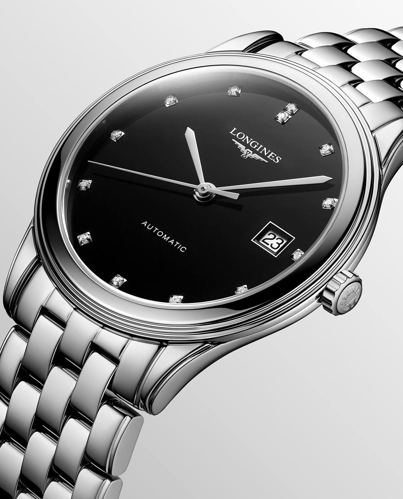 Longines Longines Flagship L4.974.4.57.6 L49744576 оригинальные мужские часы в комплекте с коробкой